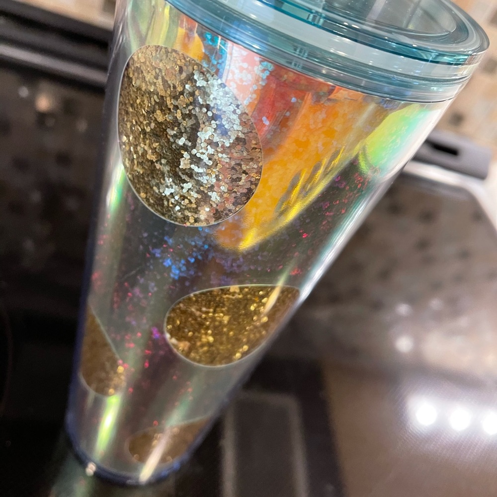 RARE ❇️ Sparkles polka dot Starbucks tumbler